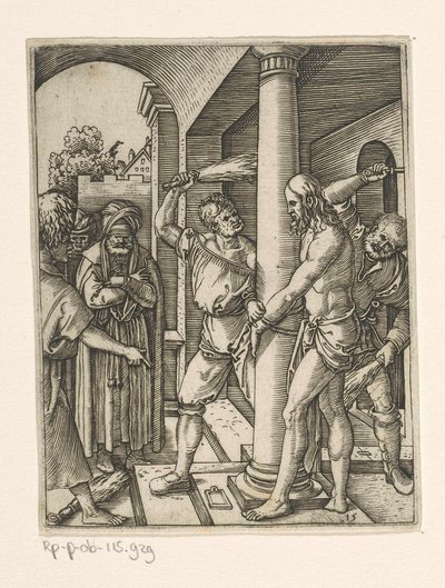 Flagellation du Christ (Passion du Christ) - Marcantonio Raimondi