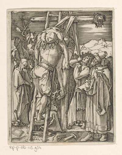 Descente de croix - Marcantonio Raimondi