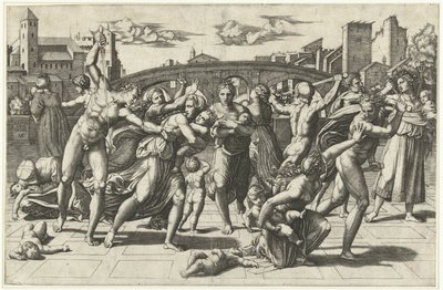 Massacre des innocents, c.1515 - Marcantonio Raimondi
