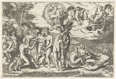Le jugement de Paris - Marcantonio Raimondi