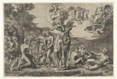Le jugement de Pâris - Marcantonio Raimondi