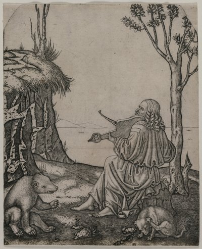 Orphée charmant les animaux, vers 1505 - Marcantonio Raimondi