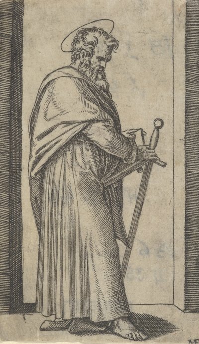 Saint Paul, épée dans la main droite, de la série 