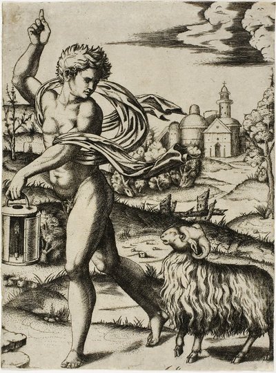 Signe du Bélier - Marcantonio Raimondi