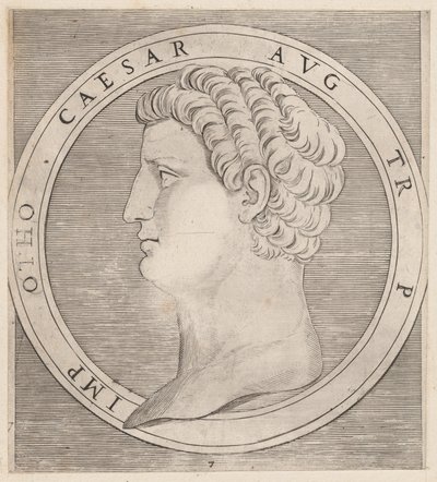 Speculum Romanae Magnificentiae: Otho, des Douze Césars - Marcantonio Raimondi
