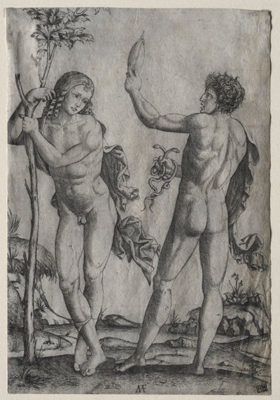 Deux Hommes Nus à Côté d