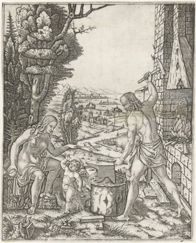 Vulcain forge des flèches et des ailes pour l