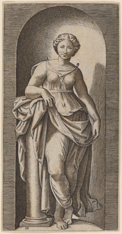 La Force - Marcantonio Raimondi after Raphael