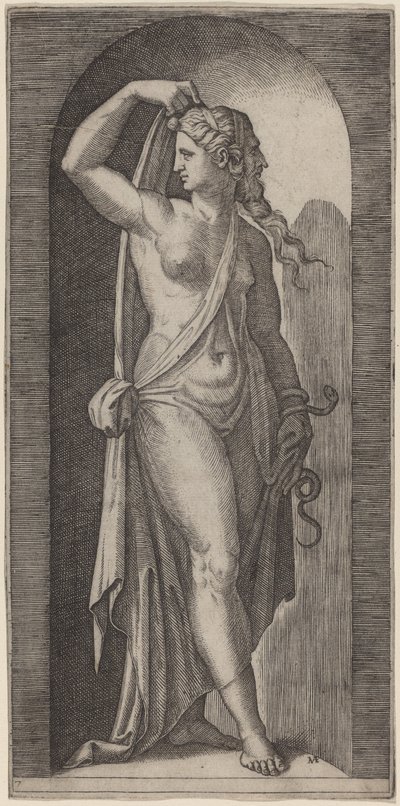Prudence - Marcantonio Raimondi after Raphael