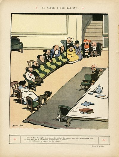 Illustration par Marcel Capy dans Le Rire - Marcel Amable O.L. Capy