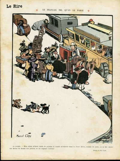 Illustration de Marcel Capy (1865-1941) dans Le Lire - Marcel Amable O.L. Capy