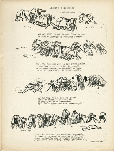 Illustration de Marcel Capy (1865-1941) dans Le Rire, 02/03/12 - Blanchisserie d