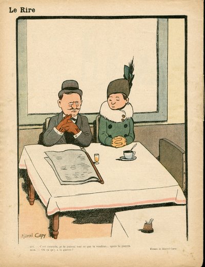 Rire rouge, Satirique en couleurs - Marcel Amable O.L. Capy