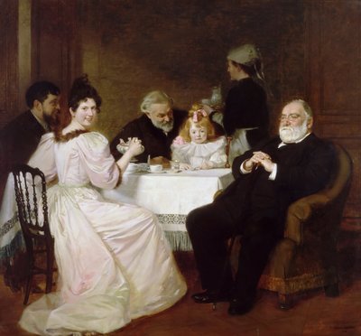 Réunion de famille chez Madame Adolphe Brisson - Marcel Andre Baschet
