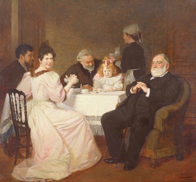 Réunion de famille chez Madame Adolphe Brisson, 1893 - Marcel Andre Baschet