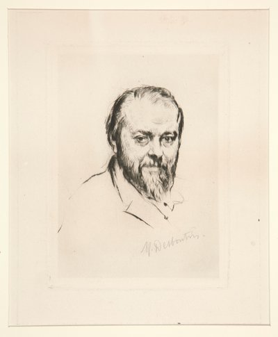 Portrait de J.J. Henner - Marcellin Desboutin
