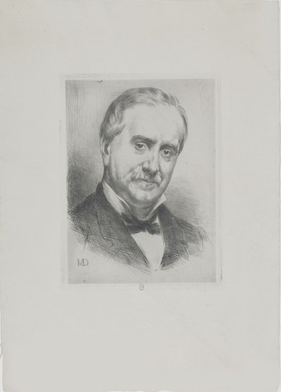 Portrait de Paul Durand-Ruel 1831-1922, 1882 - Marcellin Gilbert Desboutin