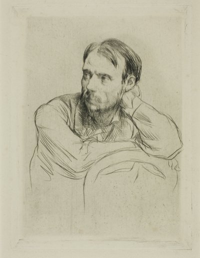 Portrait de Renoir - Marcellin Gilbert Desboutin