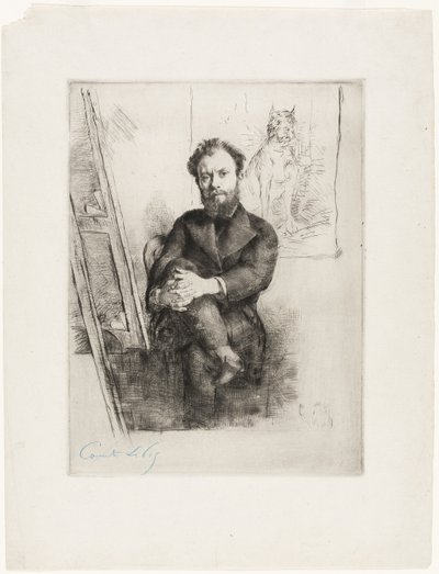 Portrait du Vicomte Ludovic Napoléon Lepic - Marcellin Gilbert Desboutin