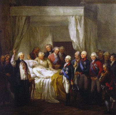 La Mort de Stanisław II Auguste Poniatowski, après 1798 - Marcello Bacciarelli