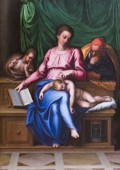 Sainte famille et Saint Jean-Baptiste - Marcello Venusti