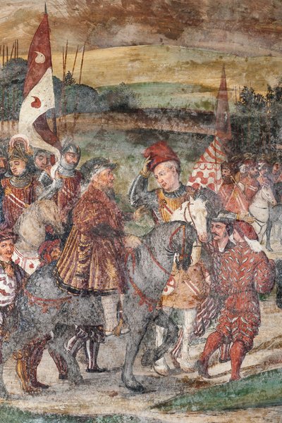 Détail de la Visite de Christian Ier de Danemark à Bartolomeo Colleoni, Salle d