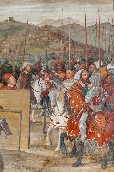 Détail de la Visite de Christian Ier de Danemark à Bartolomeo Colleoni, Salle d