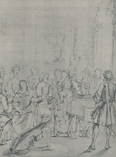 Un concert dans la maison d