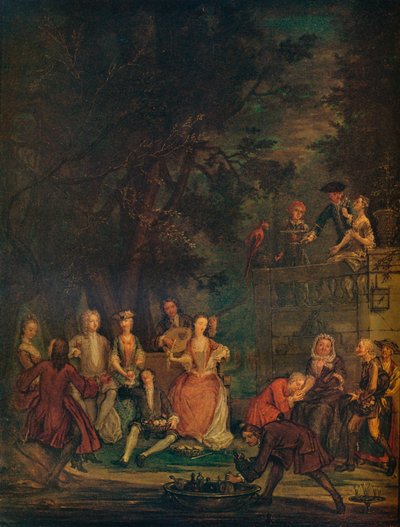 Une conversation, vers 1700 - Marcellus Laroon the Younger