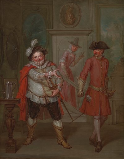 Scène de "Henry IV, Partie I" de Shakespeare - Marcellus Laroon the Younger