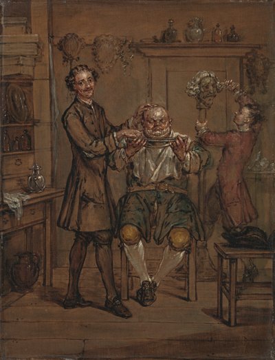 Le barbier - Marcellus Laroon the Younger