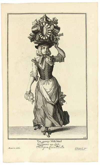 La joyeuse laitière, 1733 - Marcellus or Marcel Lauron