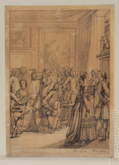 Concert à Montagu House - Marcellus the Elder Laroon