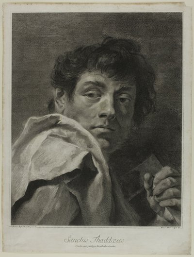 Saint Théodore, extrait de La Sainte Famille et les douze apôtres - Marco Alvise Pitteri