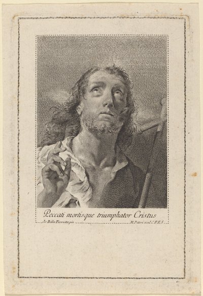 Peccati Mortisque Triumphor Christus - Marco Alvise Pitteri after Giovanni Battista Piazzetta