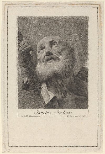 Saint André - Marco Alvise Pitteri after Giovanni Battista Piazzetta