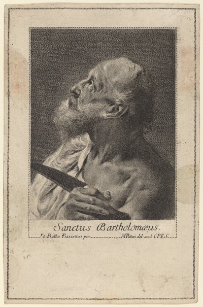 Saint Barthélemy - Marco Alvise Pitteri after Giovanni Battista Piazzetta