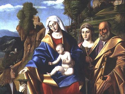 Vierge et Enfant avec Saints, c.1510 - Marco Basaiti