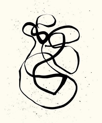 Vibration_03, 2023 (encre sur papier) - Marco Campedelli