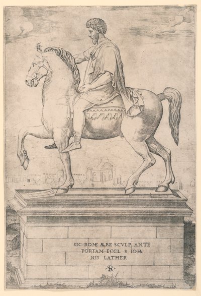 Statue équestre de Marc Aurèle - Marco Dente