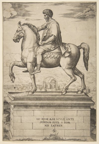 Statue équestre de Marc Aurèle, 1515-27 - Marco Dente
