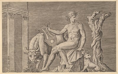 Speculum Romanae Magnificentiae: Apollon gardant les troupeaux d