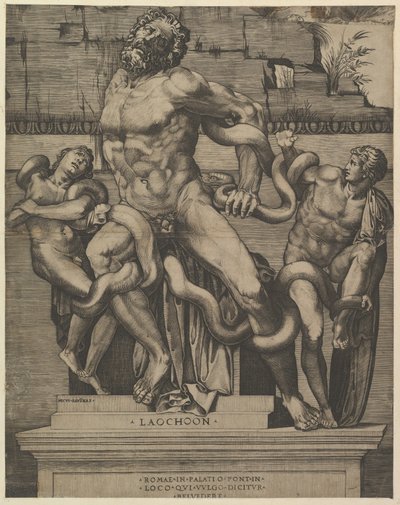 Speculum Romanae Magnificentiae: Laocoon - Marco Dente