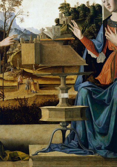 Annonciation (détail) - Marco Palmezzano