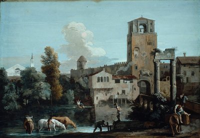 Un capriccio avec des chevaux s