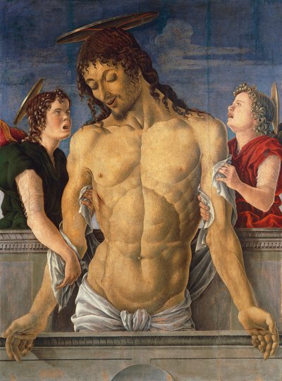 Déposition du Christ soutenu par des anges - Marco Zoppo