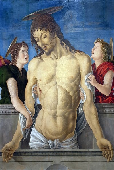 Le Christ mort, soutenu par deux anges - Marco Zoppo