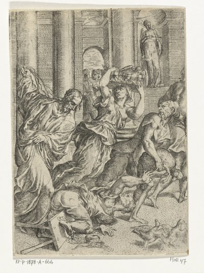 Christ chasse les changeurs du temple - Marco dell