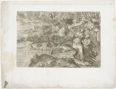 César Auguste et la Sibylle Tiburtine - Marco dell