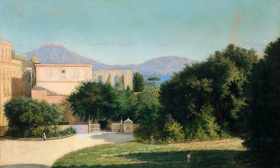 Porta Grande dans les bois de Capodimonte, par Marco De Gregorio (1829-1876) - Marco di Gregorio